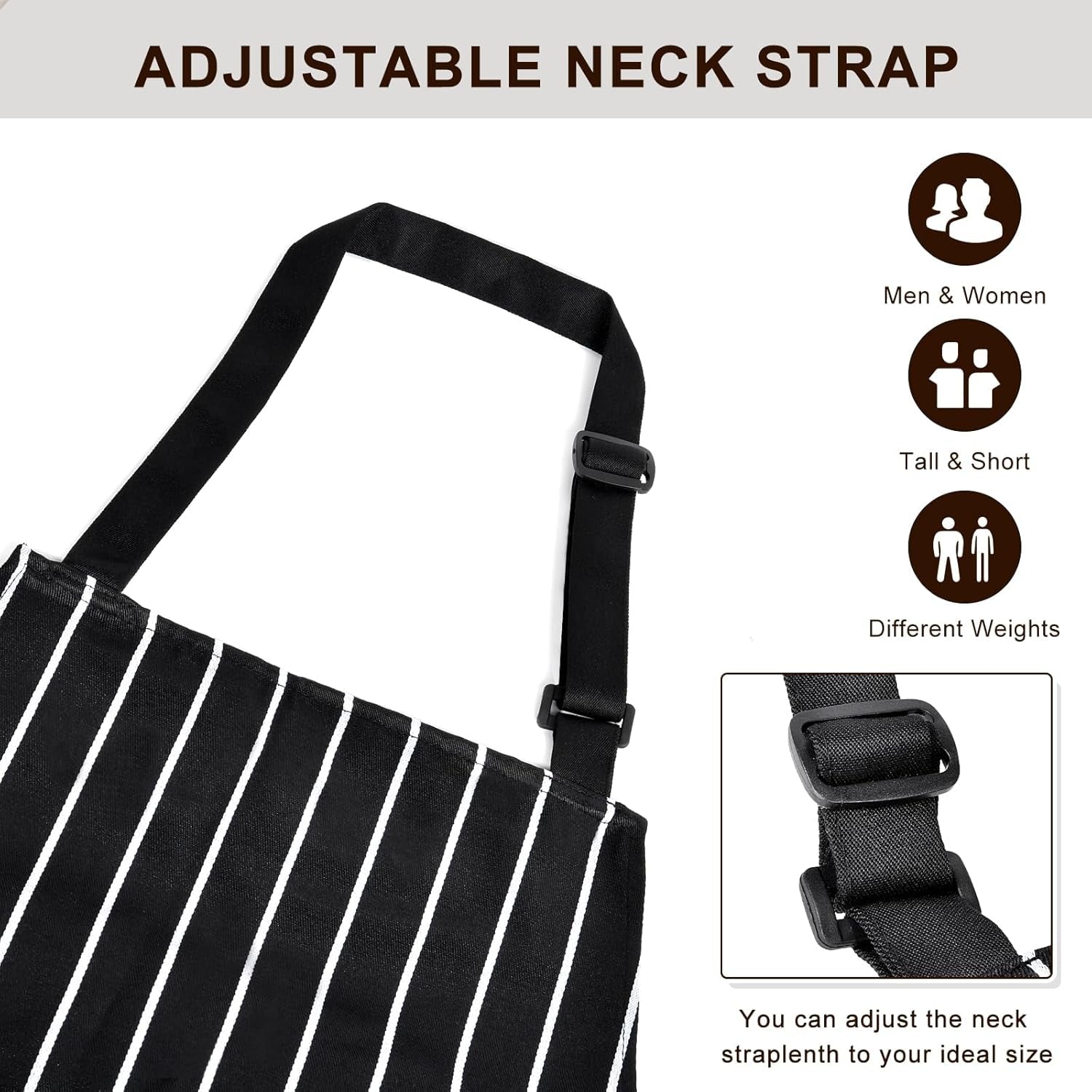 2 Pack Apron. Aprons for Women with Pockets. Cooking Aprons for Women. Kitchen Aprons. Aprons for Cooking - Image 4