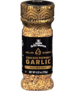 Mccormick Grill Mates Cracked Pepper & Garlic Grilling Seasoning. 6.03 Oz