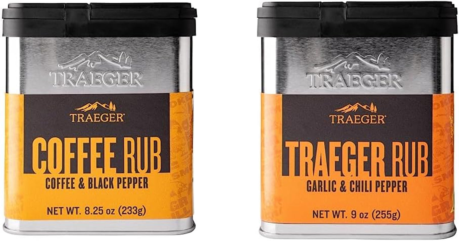 Grills SPC172 Coffee Rub with Coffee and Black Pepper & SPC174 Rub with Garlic & Chili Pepper