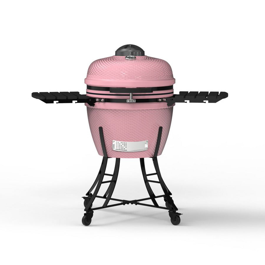 K24 Ceramic Charcoal Grill - Pink - Image 2
