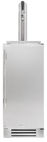 True Refrigeration: 15 Single Tap Beverage Dispenser w/ Door Lock