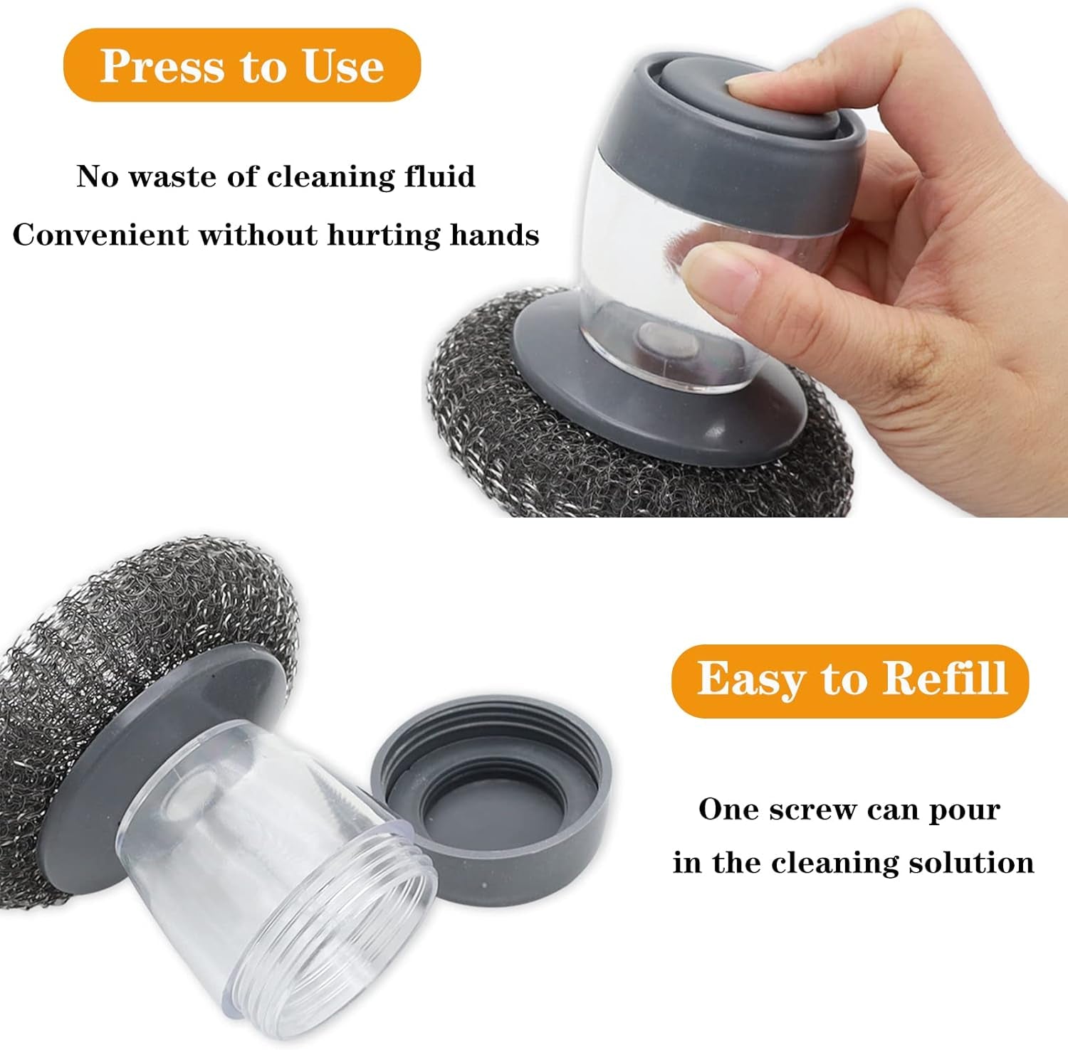 JAYUNSHY Stainless Steel Barbecue Cooking Grill Grate with Cleaning Brush. 12 Inch Rolling Grilling Basket Vegetable Grill Basket round BBQ Grill Mesh Portable Outdoor Camping BBQ Rack - Image 3