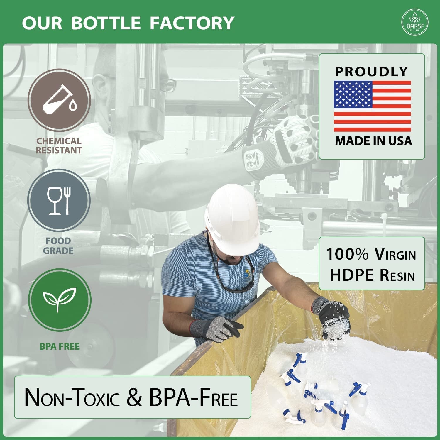 Bar5F Spray Bottles for BBQ Grilling Smoking & Baking Food Grade Grill Spritzer Meat Smoker. Butchers Tools & Chef Gadgets (16-Ounce. 2) - Image 7