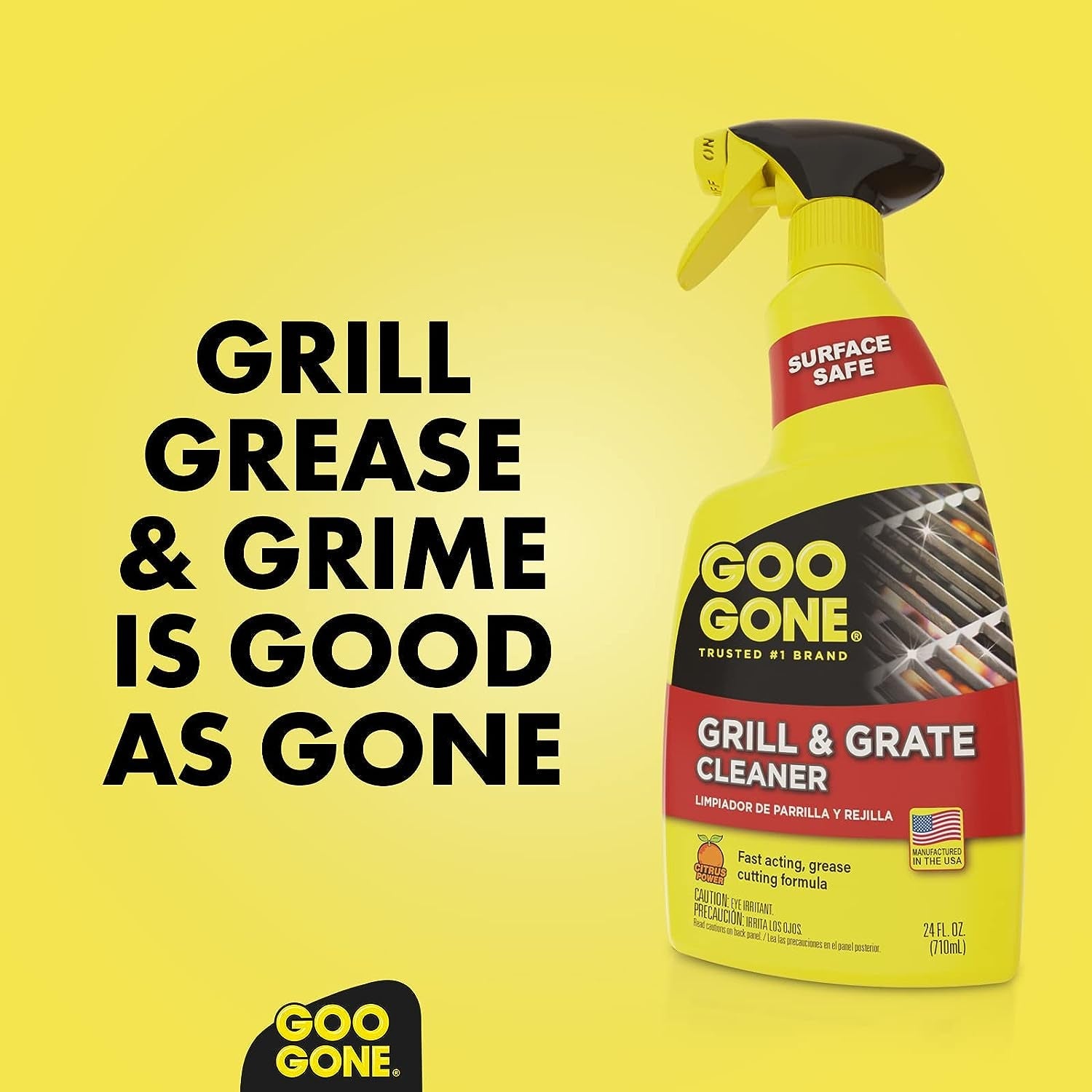 Goo Gone Grill and Grate Cleaner Spray (2 Pack) Cleans and Degreases BBQ Cooking Grates and Racks. Pellet and Electric Smokers- 24 Ounce - Image 9