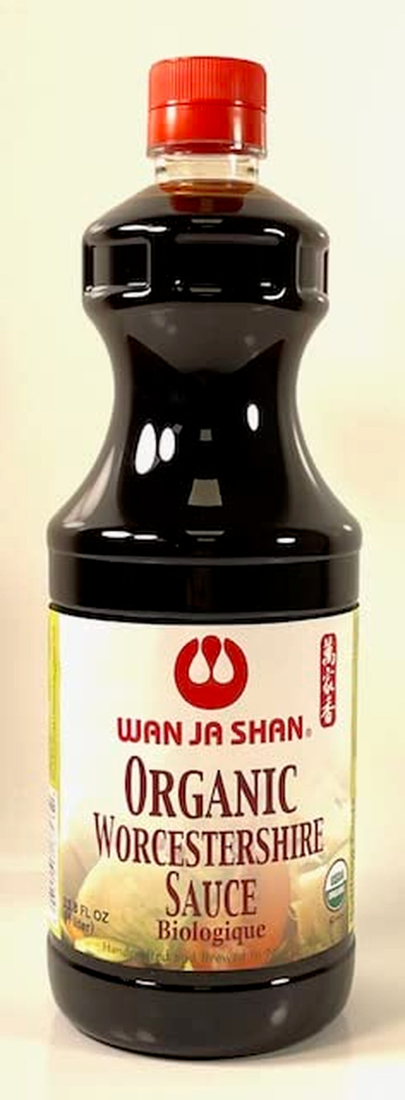 Wan Ja Shan Organic Worcestershire Sauce 33.8Oz. USDA Organic. Umami-Rich Flavor | Marinade. Glaze. Dressing & Dipping Sauce | Non GMO. Vegan. Kosher Parve Great for Meats. Vegetables & Stir Fry