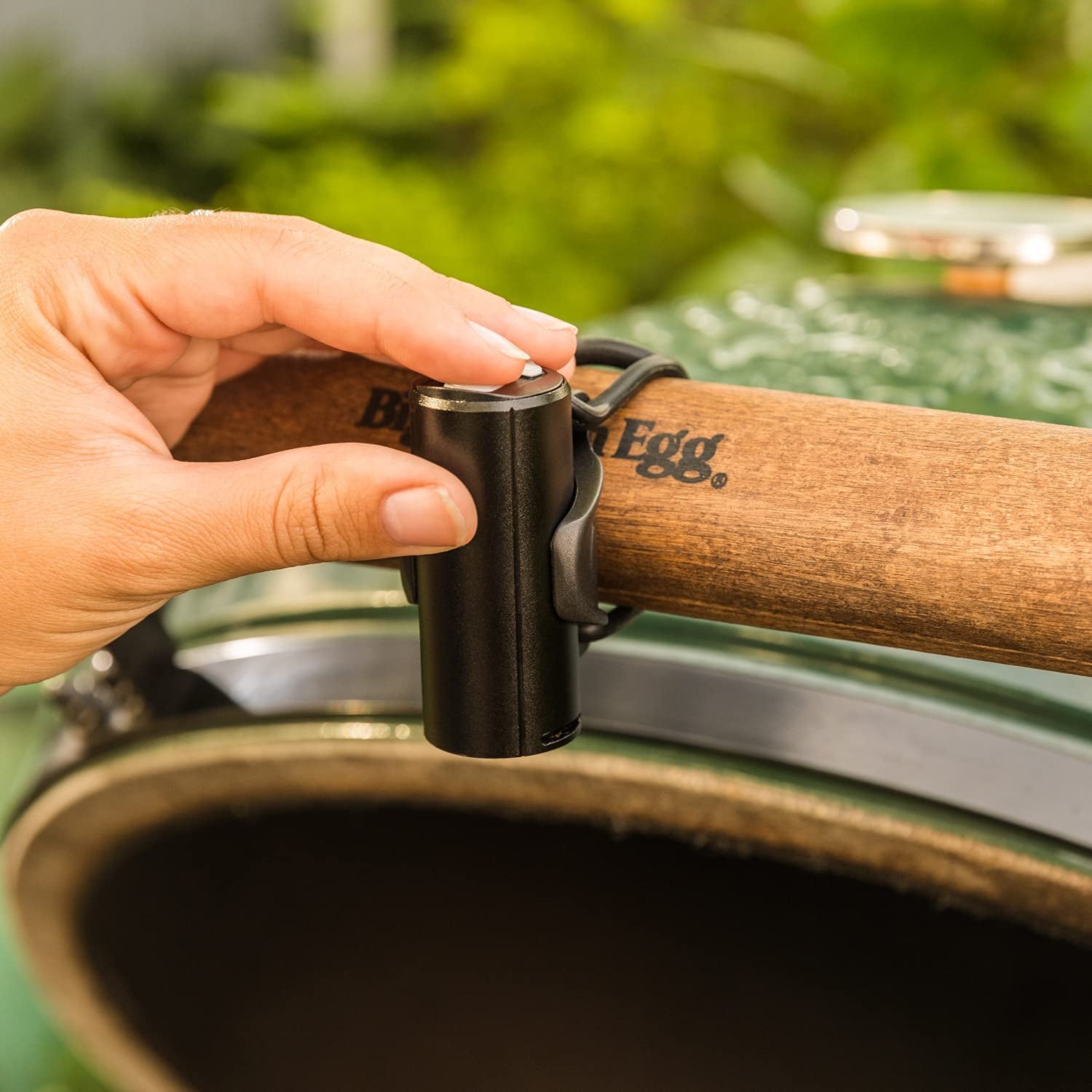 Night Light for Big Green Egg (Black) - a Rechargeable. Rotatable. Bright LED Light That Wraps around the BGE Handle and Illuminates Everything You Are Cooking - Image 5