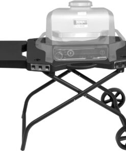 Grill Stand for Ninja Woodfire Grill.Grill Cart.Collapsible Outdoor Grill Stand Fit for Ninja Woodfire Outdoor Grill(Ninja Og701).Traeger Ranger.Pit Boss 10697.10724.22 Blackstone Griddle