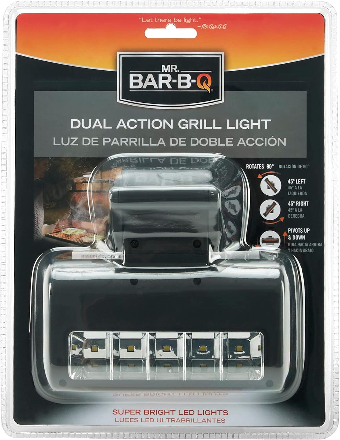 Super Bright BBQ LED Grill Dual Action Light. Adjustable Light Head & Strap for Entire Grilling Space. Water & Heat Resistant - Image 4