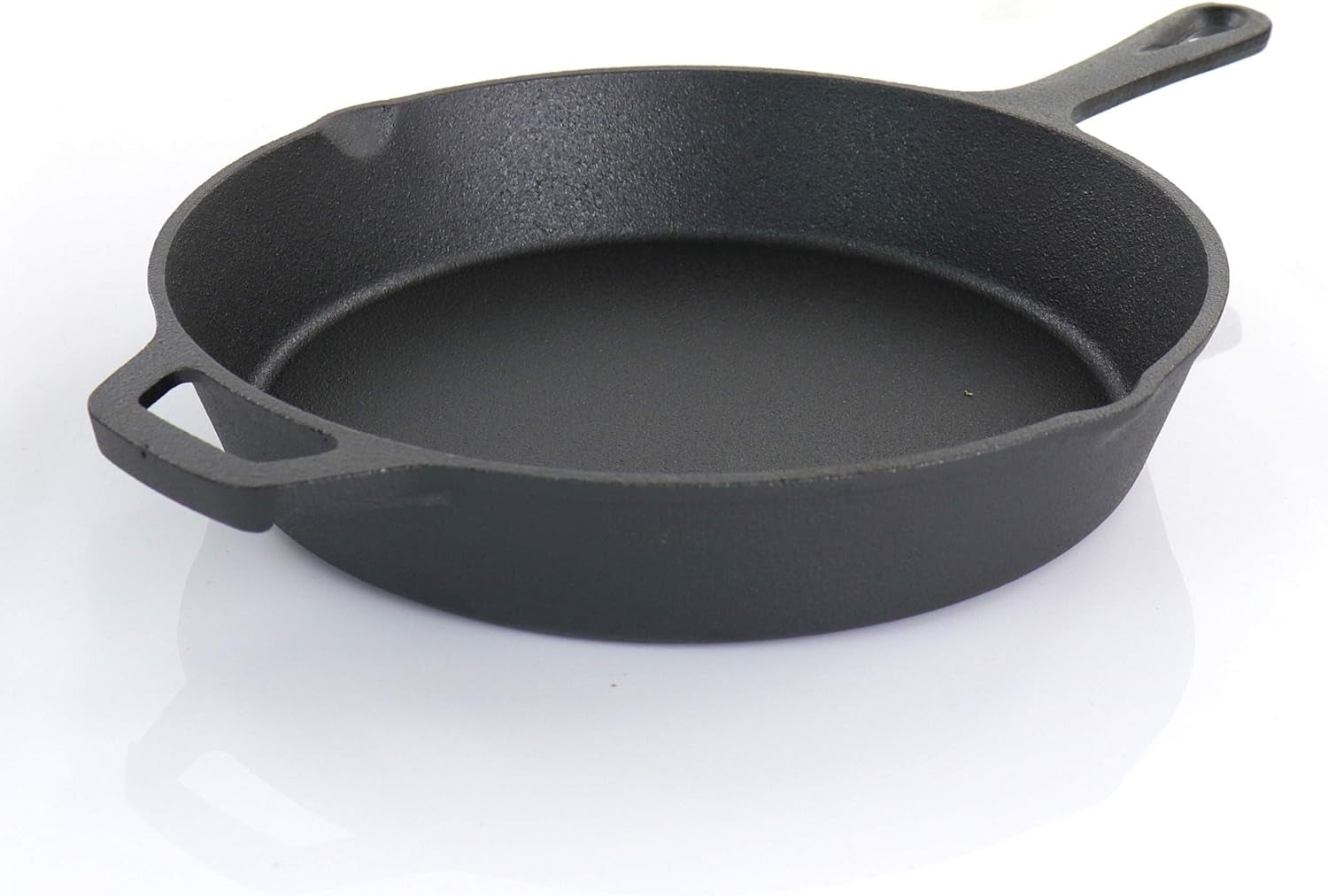 Megachef Assorted Pre-Seasoned OVEN SAFE. Cast Iron Cookware Set. 5 Piece. Black - Image 4