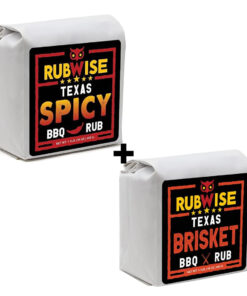 Texas Style Spicy Seasoning Rub & Brisket Rub by Rubwise | BBQ Rub & Spices for Smoking & Grilling | Dry Rubs | Great on Brisket. Steaks. Ribs. Burgers. Chops & Add Kick to Your Meat (1Lb Eac