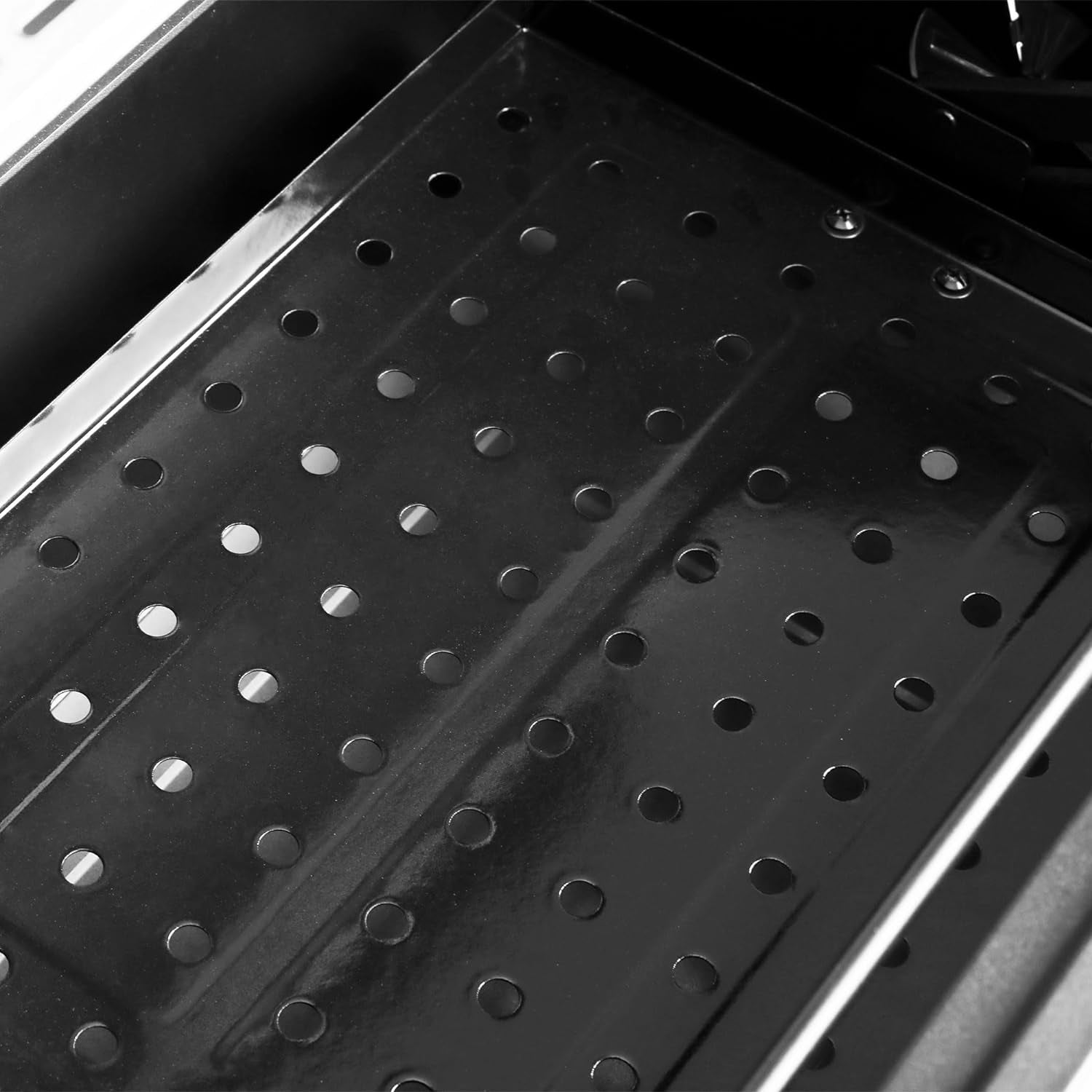 CD1824EN 24 Charcoal Grill Outdoor Smoker with Side Tables Backyard Griller Party BBQ Picnic Patio Cooking. Black - Image 14