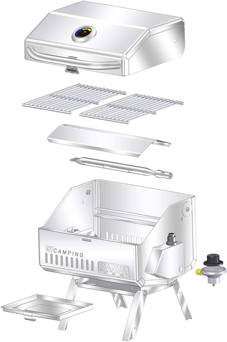 C10-601T Mesquite. Traveler Series Gas Grill. One Size. Stainless Steel - Image 5