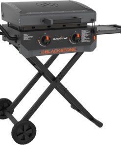 Blackstone 2401 Iron Forged 22 Griddle with Flexfold Legs. Powder Coated Steel. Black
