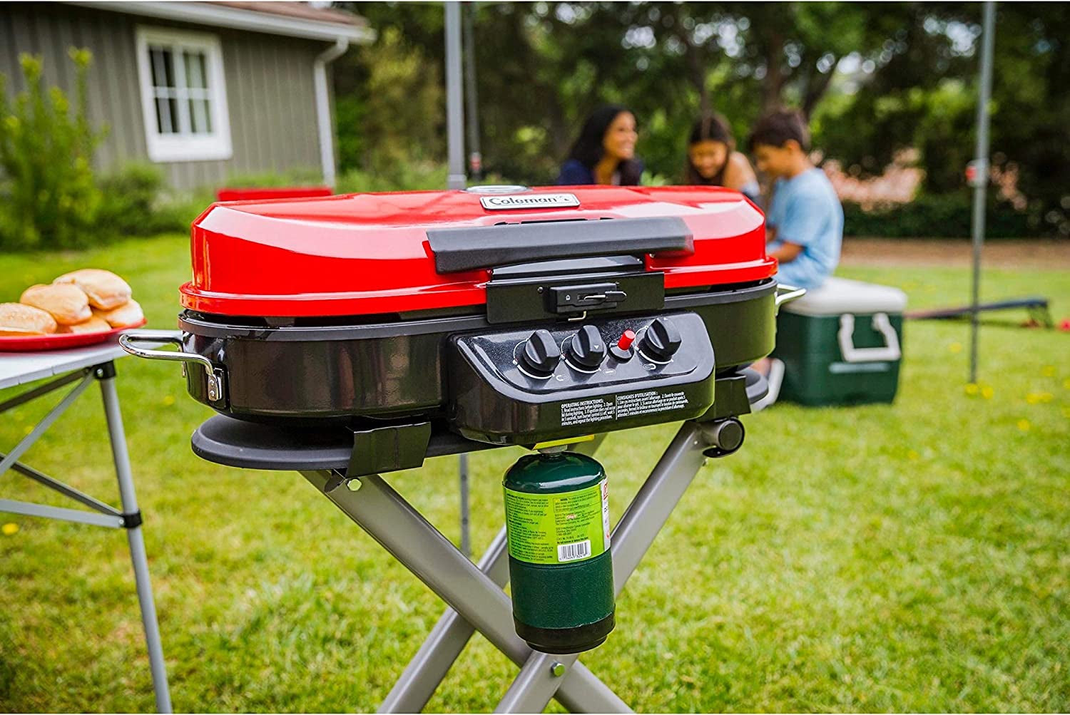 Coleman Roadtrip 285 Portable Stand-Up Propane Grill. Gas Grill with 3 Adjustable Burners & Instastart Push-Button Ignition; Great for Camping. Tailgating. BBQ. Parties. Backyard. Patio & More - Image 8