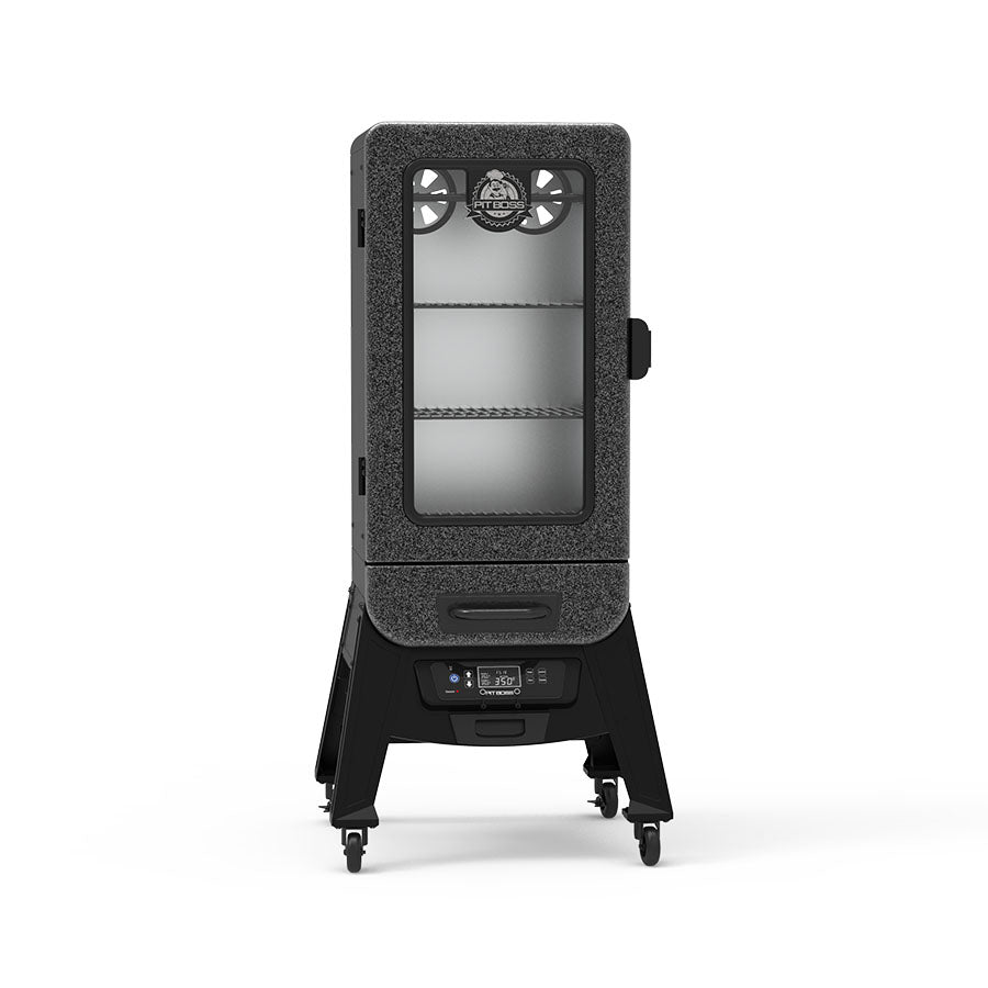 3-Series Digital Vertical Smoker. Silver Hammertone