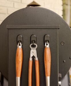 Pellet Smoker Grill Magnetic Hooks 3 Pack - Use to Hang Your Grilling Utensils and Accessories - Compatible with Pellet Grill Smokers like Traeger. Pit Boss. Z Grills. Camp Chef