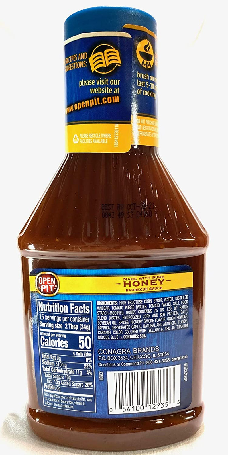 Open Pit Honey BBQ Sauce (3 Pack) - Image 2