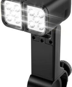 Grill Light.  BBQ Lights for Grill with 10 Super Bright LED Lights. Adjustable Handle with 360 Degree Rotation. round & Square Bars Light on Any BBQ Pit. Grill Lights for Cooking and Outdoor Use
