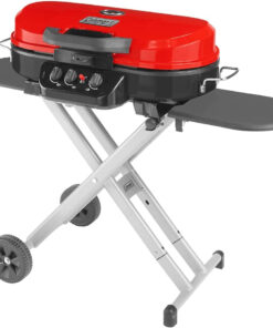 Coleman Roadtrip 285 Portable Stand-Up Propane Grill. Gas Grill with 3 Adjustable Burners & Instastart Push-Button Ignition; Great for Camping. Tailgating. BBQ. Parties. Backyard. Patio & More