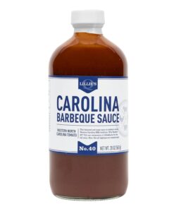 - Carolina Barbeque Sauce. Gourmet Carolina Sauce. Tangy BBQ Sauce with Tomato Vinegar. Premium Ingredients. Made with Gluten-Free Ingredients (20 Oz)