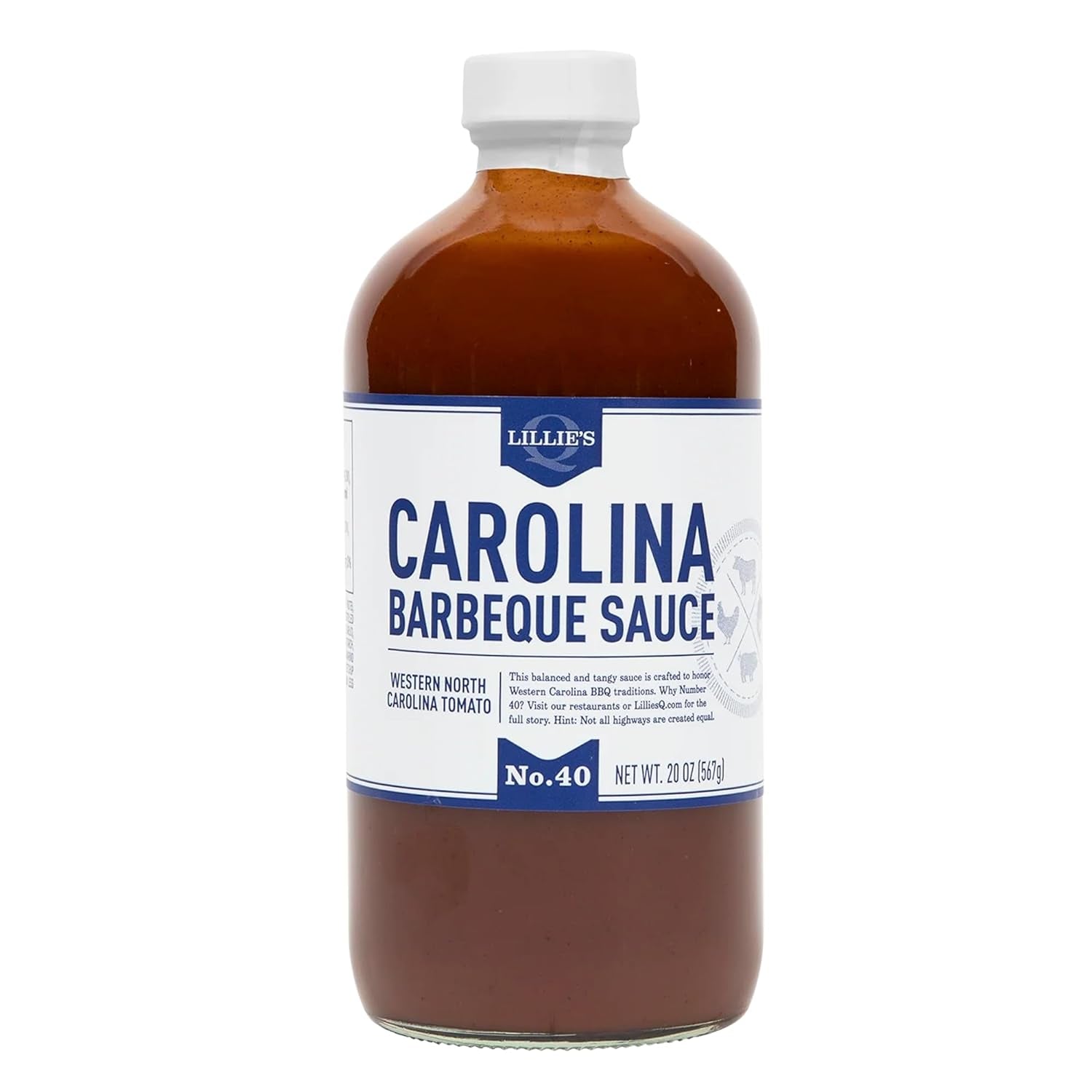 - Carolina Barbeque Sauce. Gourmet Carolina Sauce. Tangy BBQ Sauce with Tomato Vinegar. Premium Ingredients. Made with Gluten-Free Ingredients (20 Oz)