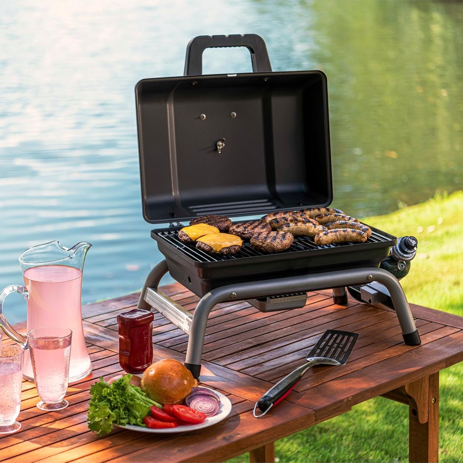 Char-Broil® 1-Burner Portable Propane Gas Grill. Black – 17402049 - Image 10
