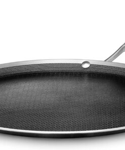 Hybrid Nonstick Griddle Pan. 12-Inch. Stay-Cool Handle. Dishwasher and Oven Safe. Induction Ready. Compatible with All Cooktops