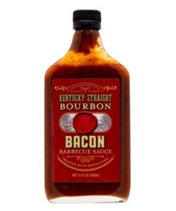 Kentucky Straight Bourbon Barbecue Sauce Bacon | | Perfect for Grilling | Condiment for Chicken. Ribs. Veggies | Rich & Savory Flavor | 12 Fl Oz