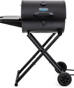 Char-Griller E1816 King-Griller Gambler Portable Charcoal Grill in Black