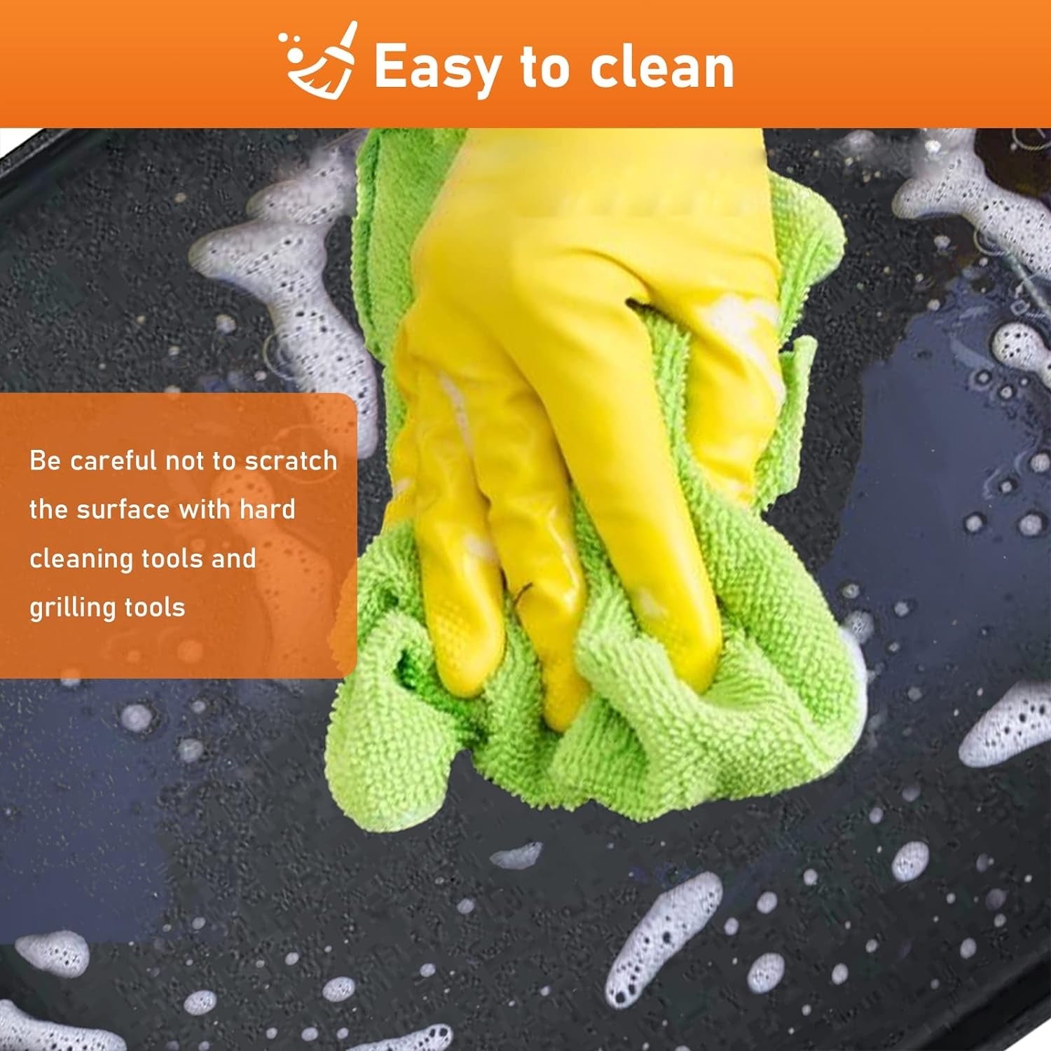 Grill Griddle 7566 Griddle Replacement Parts Cast Iron Griddle for Weber Genesis. Griddle for Weber Genesis Grill 300 Series Genesis E-310 E-320 E-330 S-310 S-320 S-330 EP-310 EP-320 EP-330 CEP-310 - Image 7