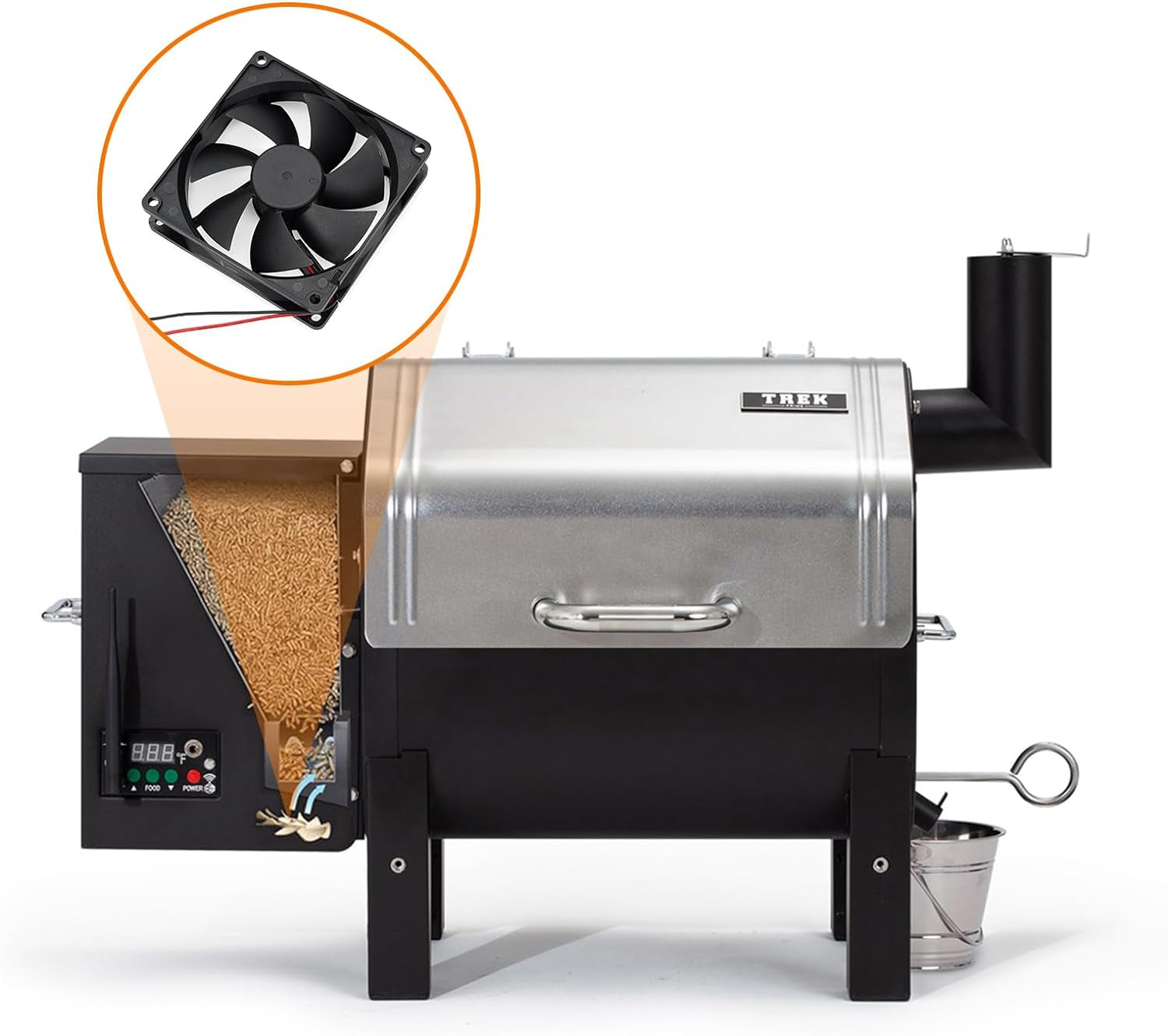 Stanbroil Fan Replacement Kit for Green Mountain Davy Crockett and Trek Wood Pellet Grill - Image 3