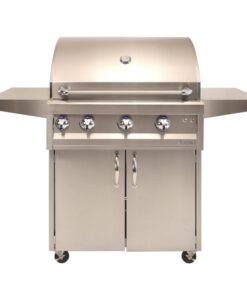 Artisan: Grills on Carts: 32 - 3 Burner Grill w/Cart. Rotisserie & Light