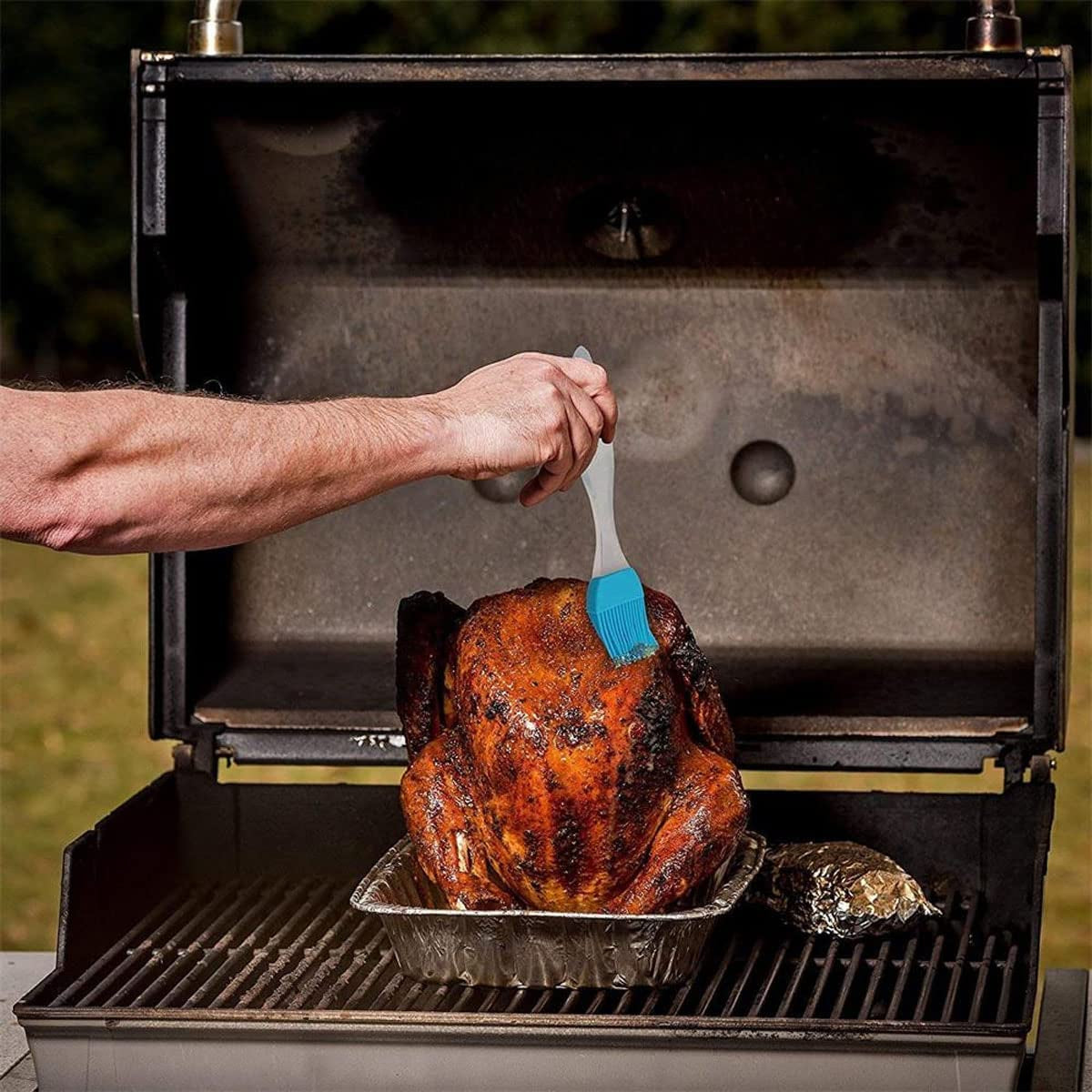 Basting Brush. Basting Brushes Grill Kitchen Silicone Pastry Cooking Brushs & BBQ Basting Brush. Varying Bright Color - Best Kitchen Gadget (Oil Brush 4 Pack) - Image 7