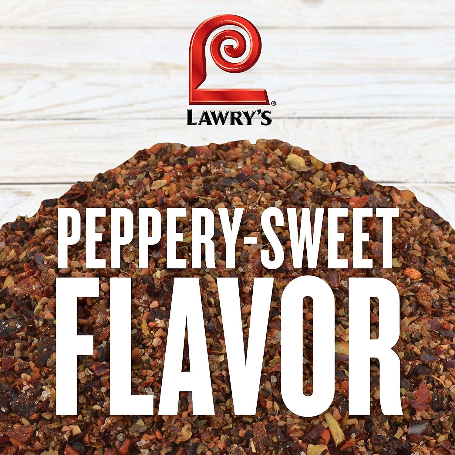 Lawry'S Seasoned Pepper. 10.3 Oz - One 10.3 Ounce Container of Seasoned All Pepper for a Well-Rounded Flavor of Black Pepper. Sweet Red Bell Peppers. and Spices - Image 4
