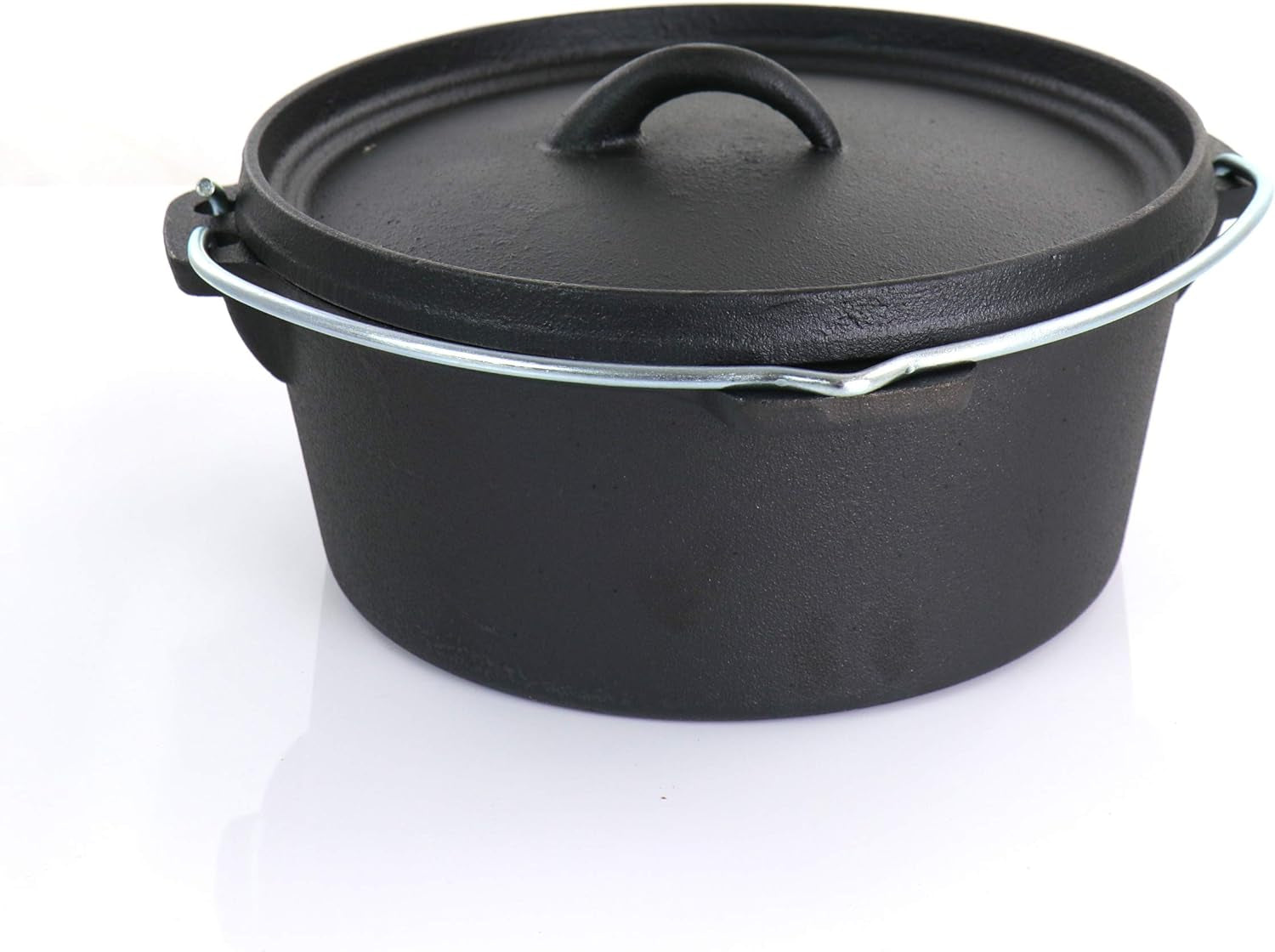 Megachef Assorted Pre-Seasoned OVEN SAFE. Cast Iron Cookware Set. 5 Piece. Black - Image 2