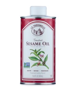 La Tourangelle. Toasted Sesame Oil. Great for Cooking. Add to Noodles. Stir-Fry. Vegetables. Vinaigrettes. and Marinades. 16.9 Fl Oz