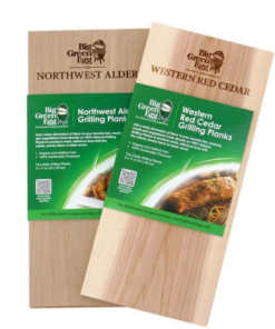 Big Green Egg:  Northwest Alder Natural Grilling Planks - 2 pack (11 in/28 cm)