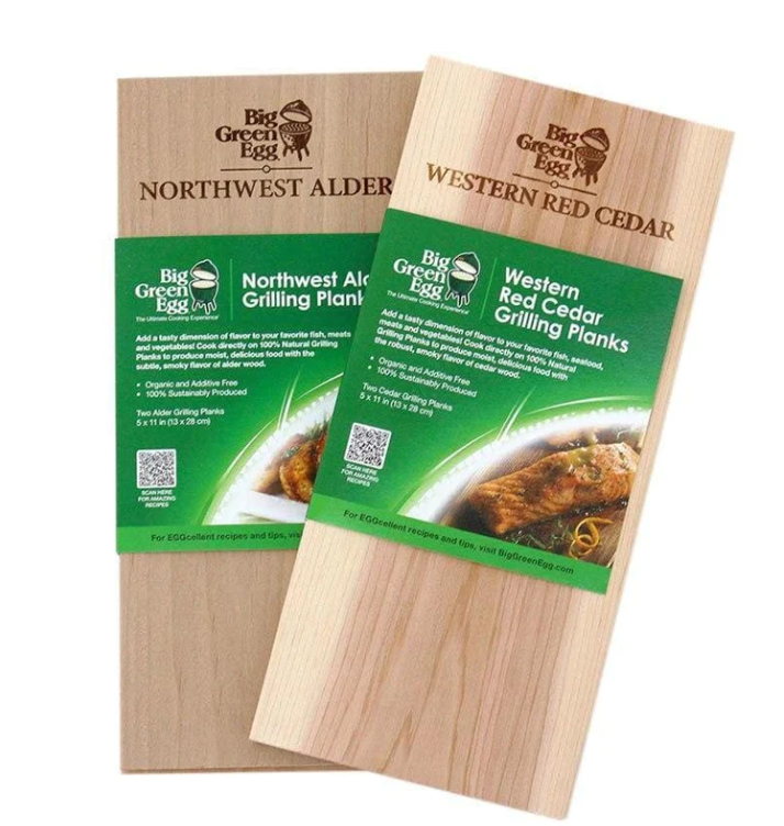 Big Green Egg: Northwest Alder Natural Grilling Planks - 2 pack (11 in/28 cm) - Image 2