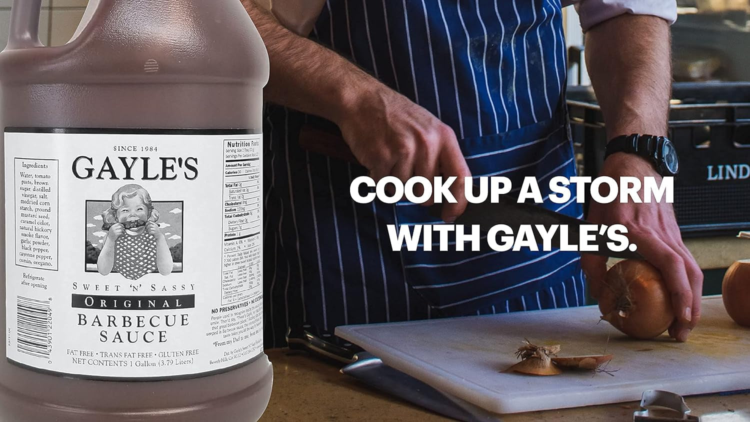 Gayle'S Sweet 'N' Sassy Original BBQ Barbecue Barbeque Sauce. 1 Gallon - Image 5