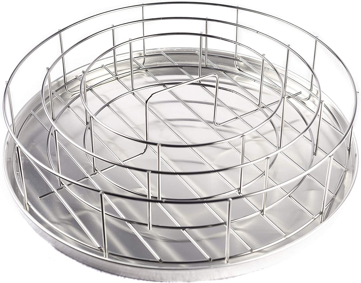 BBQ Guru Rib Rings | Rib Rack for Smoking/Grillings Holds 5 Ribs and a Whole Chicken - Image 2