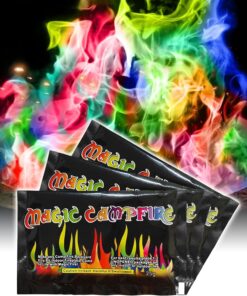 HGD (25 Pack) Magic Campfire Fire Color Changing Packets Fire Pit. Fire Color Packets.Magical Color Fire Packets. Bonfire Color Changing Packets. Campfire Color Flame Packets for Kids & Adults