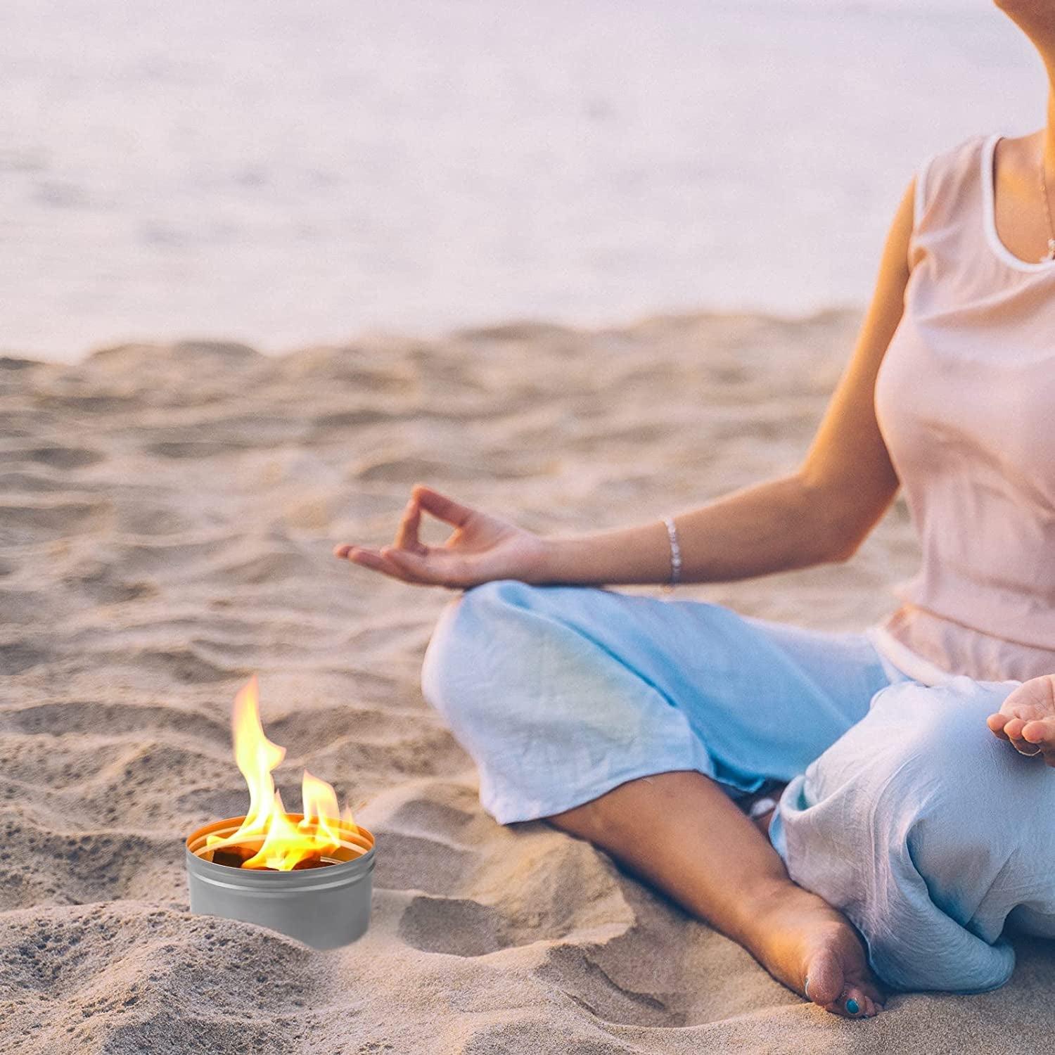 2 Pack Portable Campfire. Portable Fire Pit for Camping. 3-5 Hours of Burn Time Campfire in a Can for Picnics. Cooking and Party - Image 8