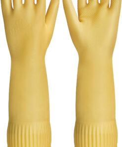 Rubber Cleaning Gloves 3 or 6 Pairs and Rubber Dishwashing Gloves for Kitchen Reuseable.