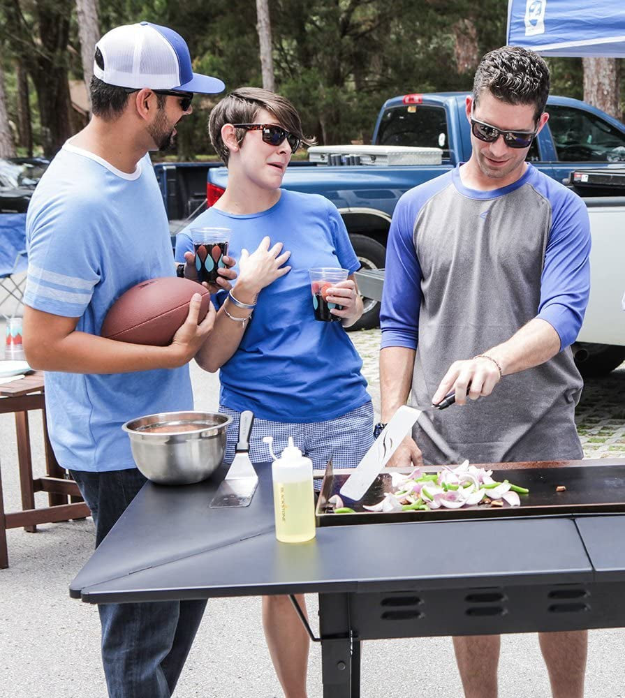 Blackstone 1542 Flat Top Griddle Professional Grade Accessory Tool Kit (5 Pieces) 16 Oz Bottle. Two Spatulas. Chopper/Scraper and One Cookbook-Perfect for Cooking Indoor or Outdoor. Multicolor - Image 6