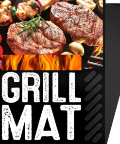 BBQ Grill Sheets Mat .100% Non Stick Safe .Extra Thick.Reusable and Dishwasher Safe. 3 Piece of (13X15.75)