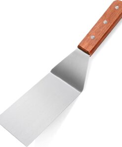 New Star Foodservice 36275 Wood Handle Grill Turner/Spatula. 12.5-Inch