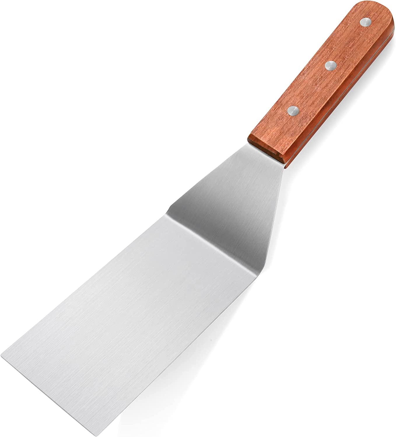 New Star Foodservice 36275 Wood Handle Grill Turner/Spatula. 12.5-Inch