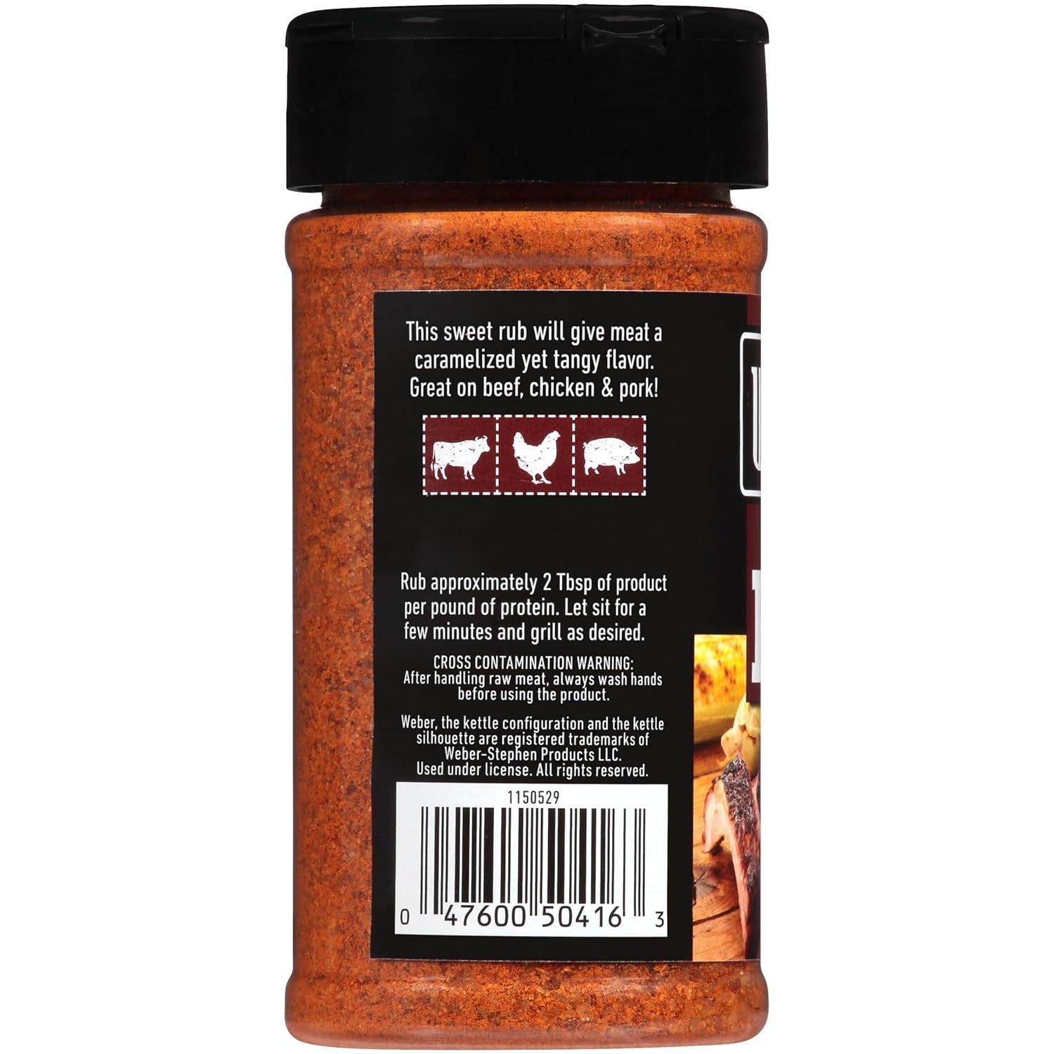 Weber KC BBQ Rub. 7.25 Ounce Shaker - Image 2