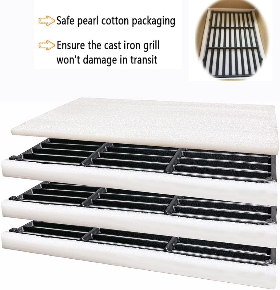 Grill Grates for Charbroil Advantage 4 Burner 463343015 463344015 463344116. Advantage 2 Coal Parts 463340516 Gas Grill. G467-0002-W1 Cast Iron Cooking Grids for Tru Infrared 463336016. 16 15/16 - Image 7