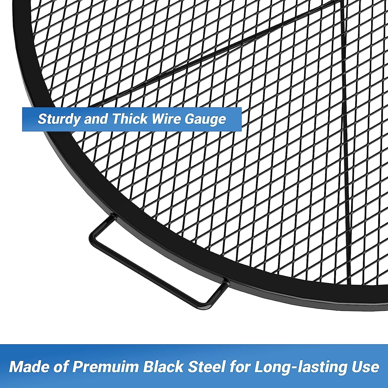 Onlyfire X-Marks Fire Pit Grill Cooking Grate. Outdoor Campfire BBQ Grill. round - 36 Inch - Image 3